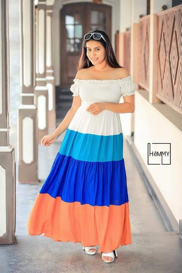 Off shoulder dress Lotus fashion